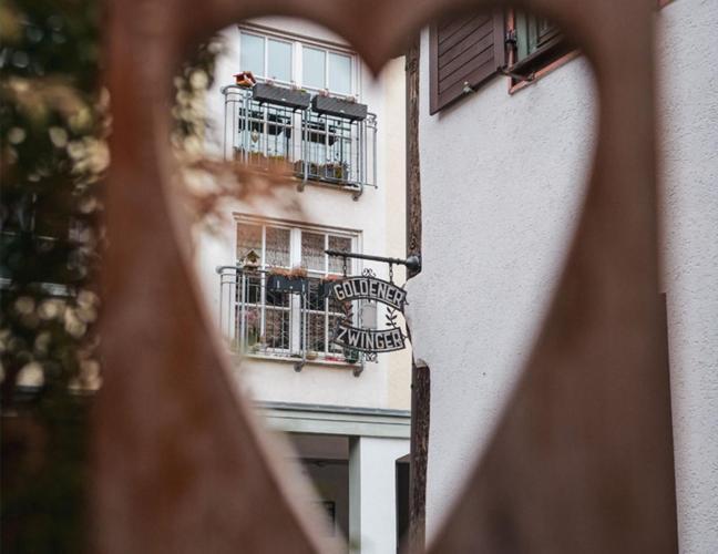 Pension Goldener Zwinger Meiningen Exteriör bild